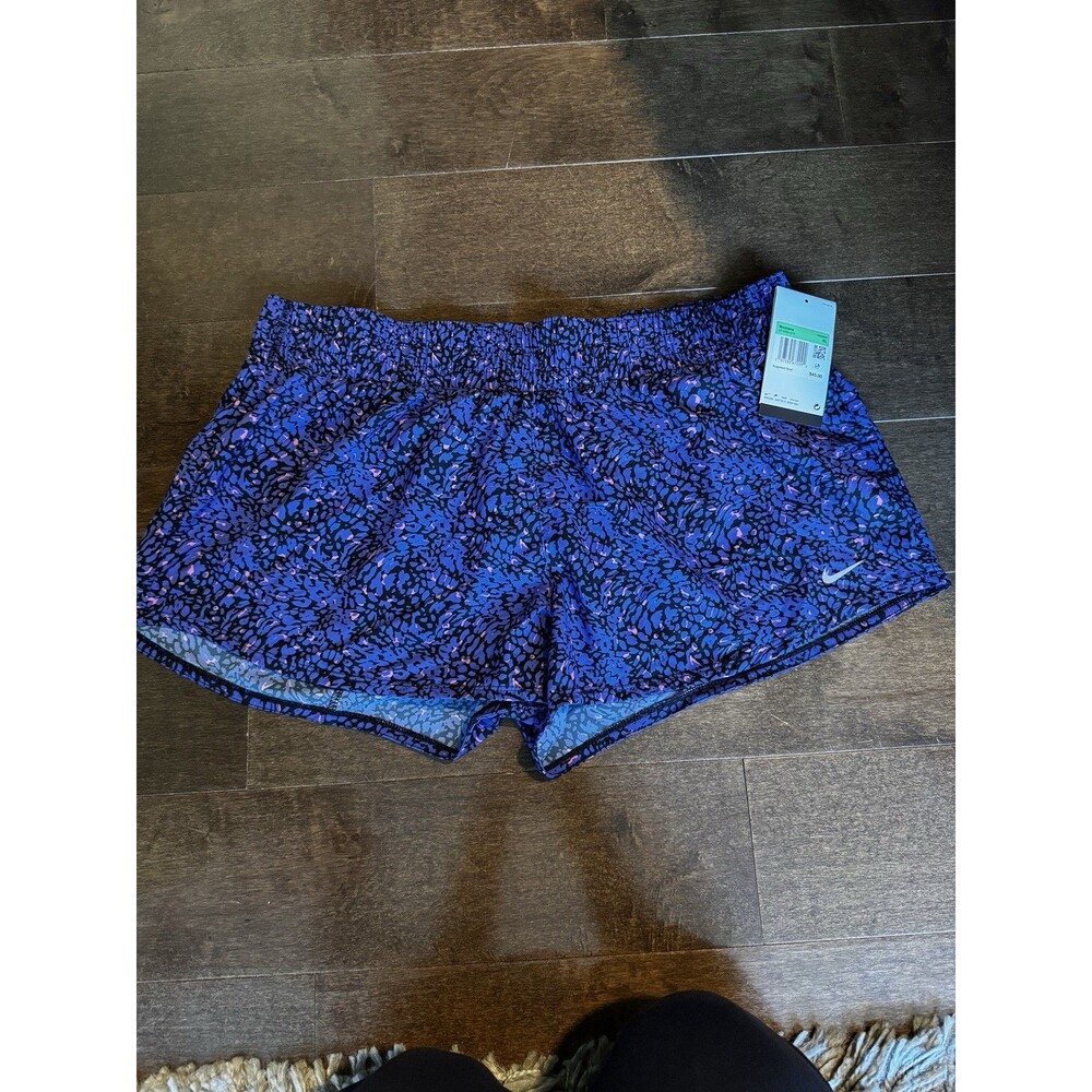 Nike XL Women's One Dri-FIT Mid-Rise 3" Brief-Lined Shorts NWT  (HF4500-010)